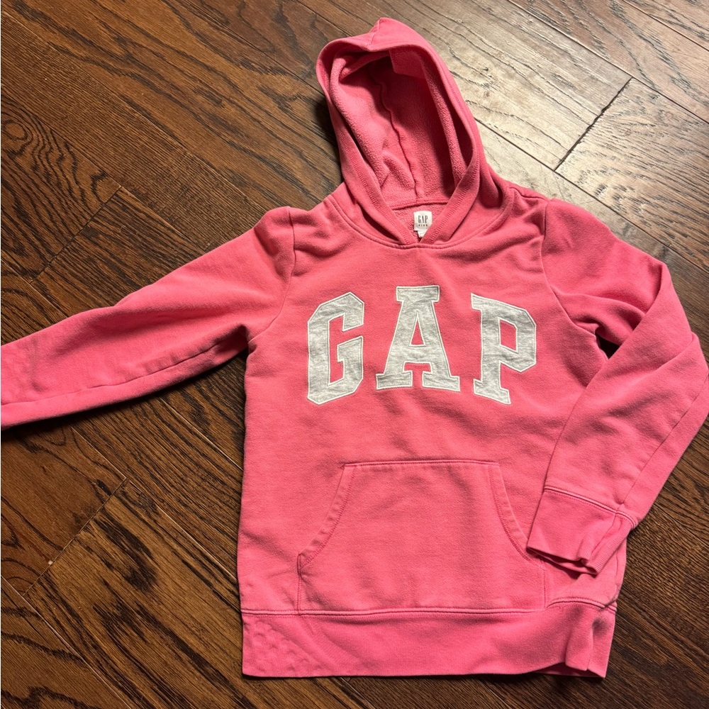 GAP Kids Pink & Silver classic Hoodie size 14-16 great condition